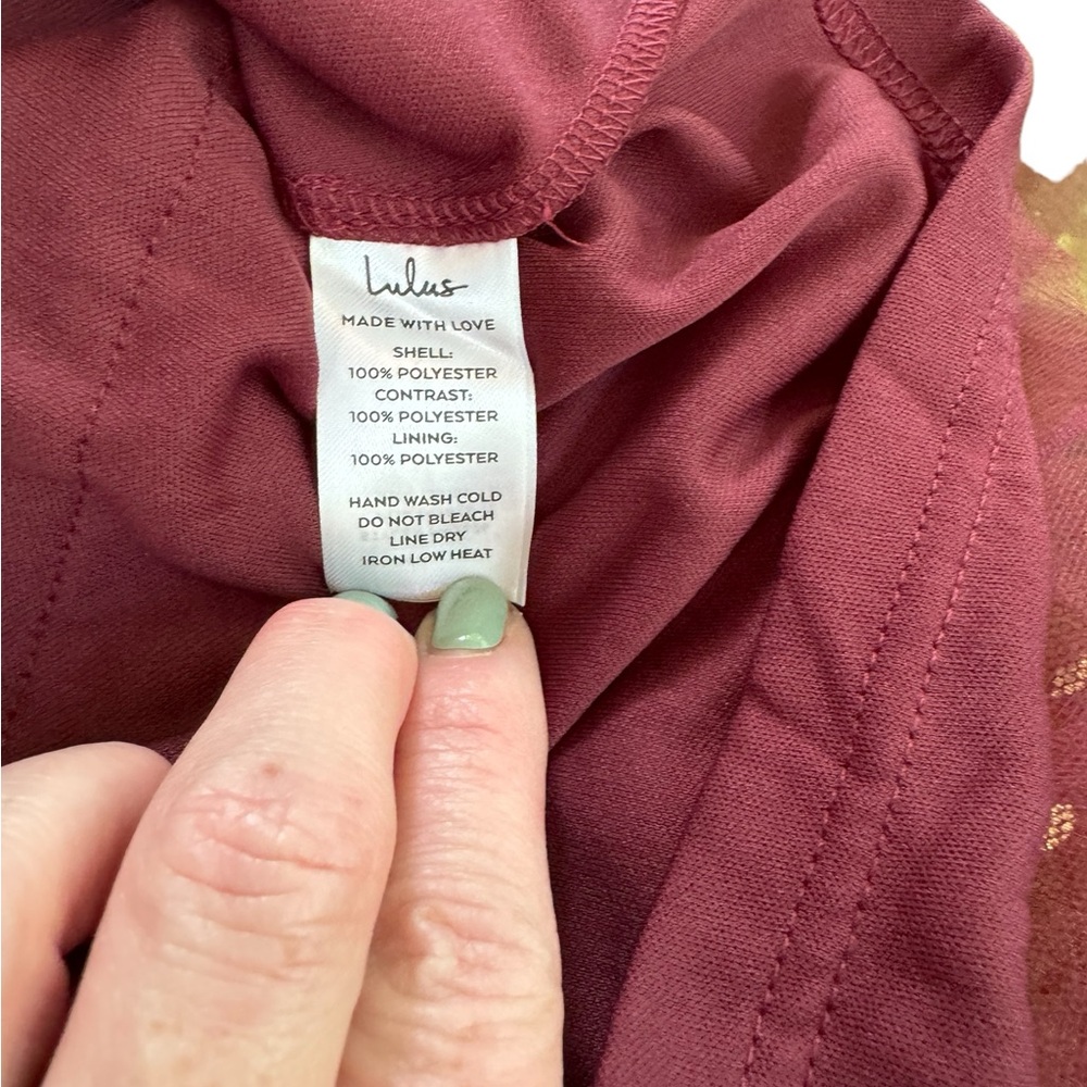 NWT Lulu’s Tiered Party Dress - Picture 7 of 14